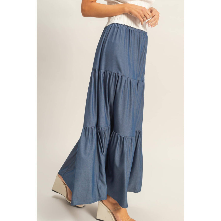 Flowing maxi skirt