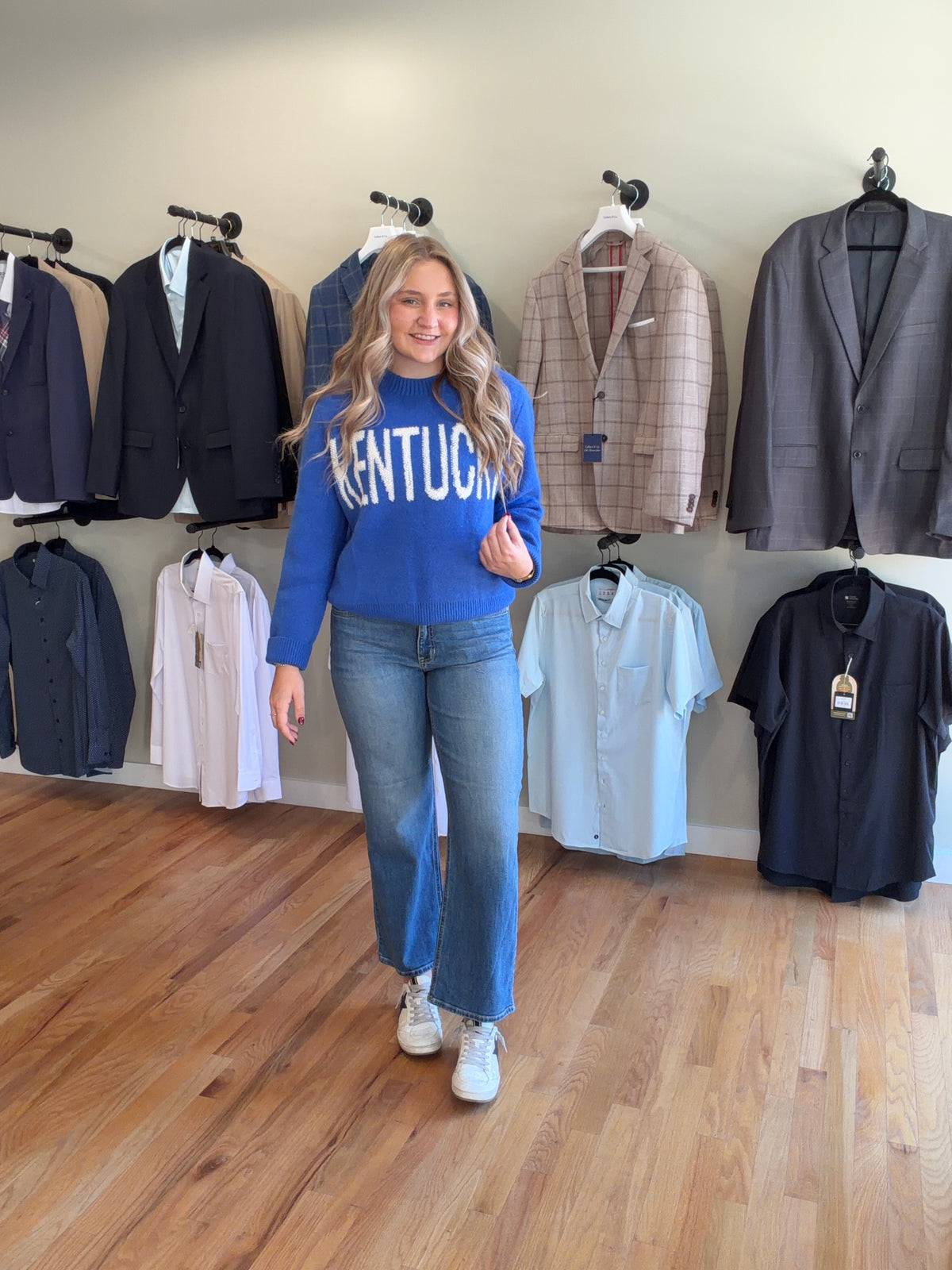 Kentucky Blue Statement Sweater