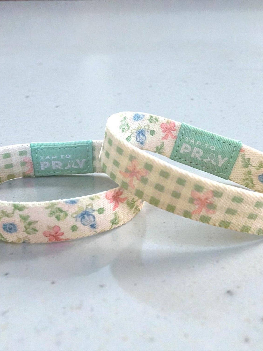 Tap To Pray® Wristband – Flower Basket