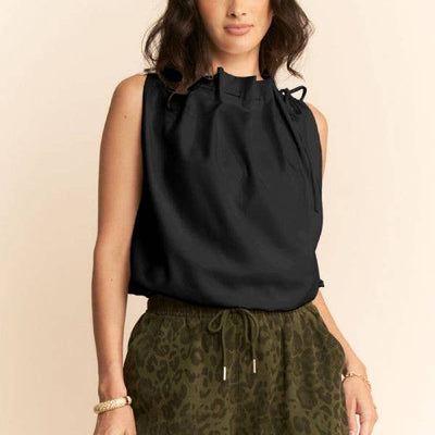 Tie neck top