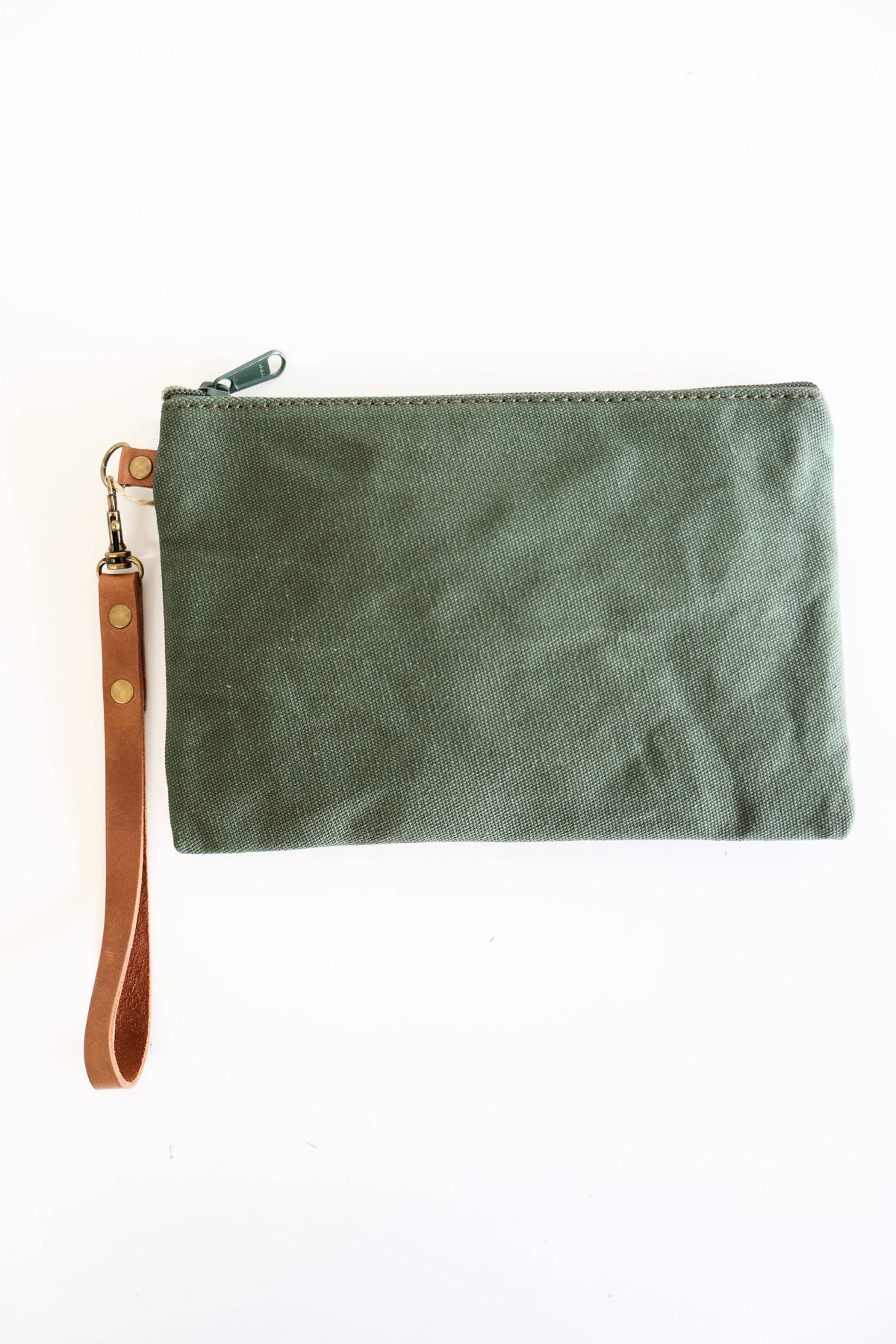 Canvas Clutch Zipper Pouch