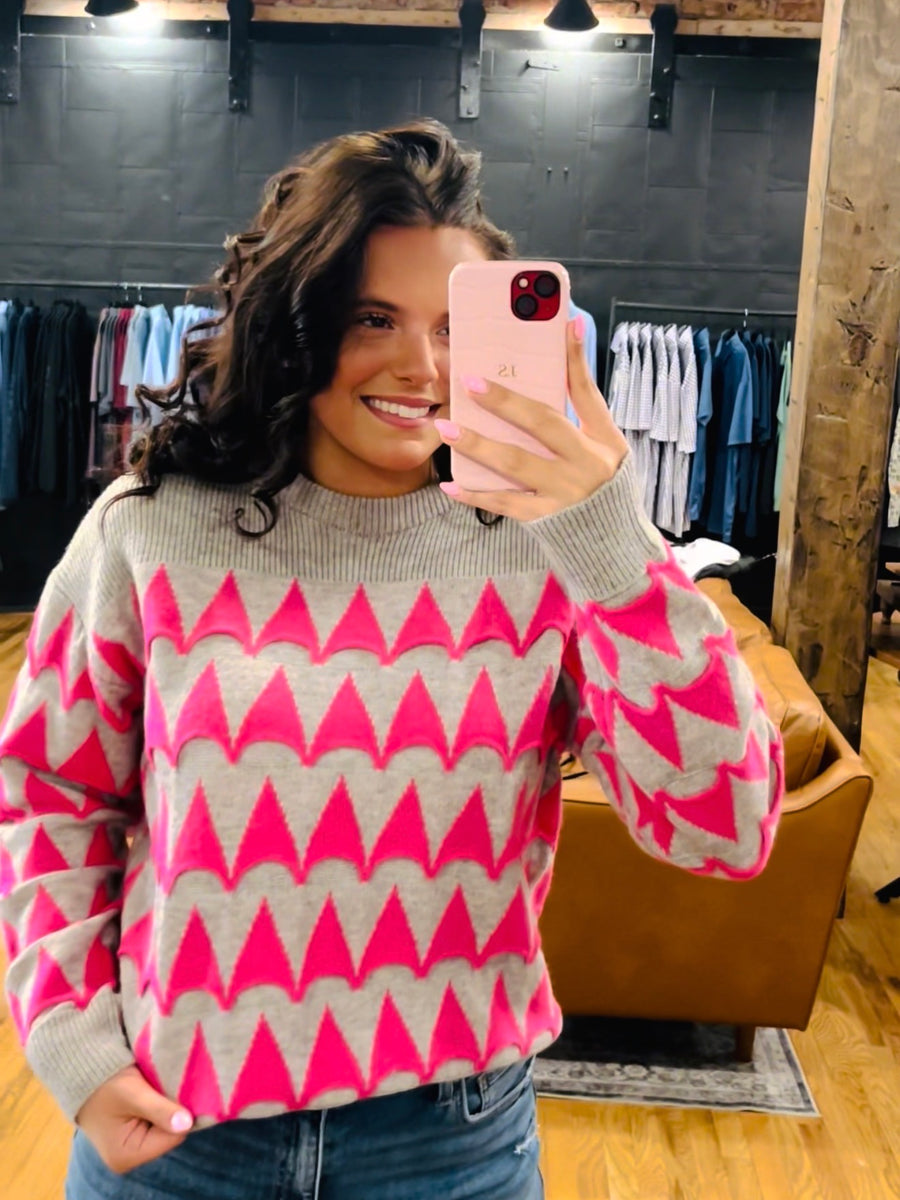 Dimensional Knit Sweater