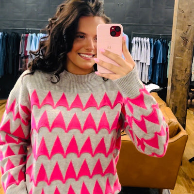 Dimensional Knit Sweater
