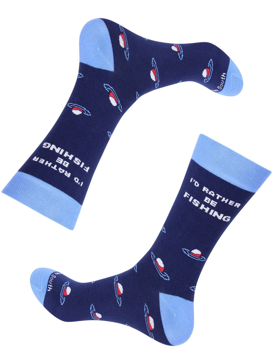 I'd Rather Be Fishing Socks