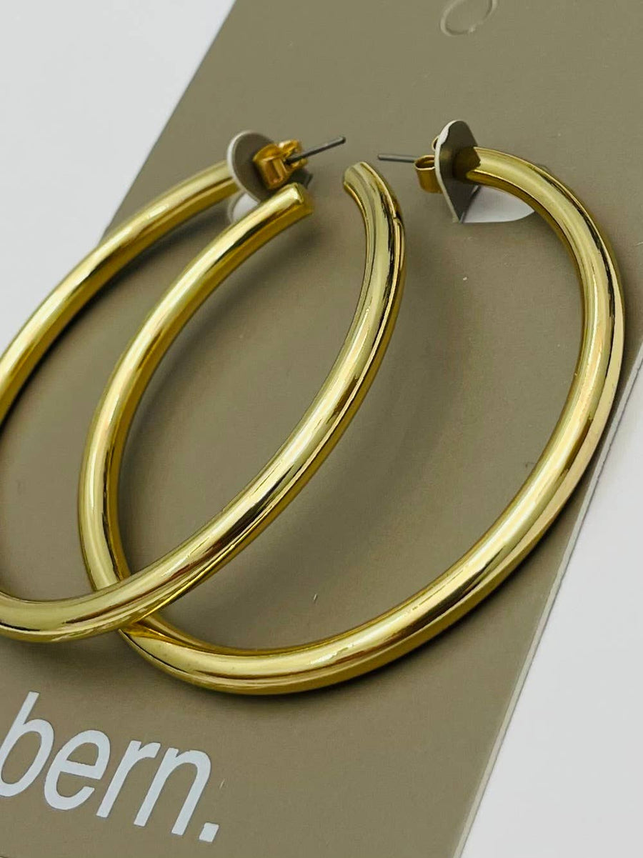 Classic Gold Hoop Earrings