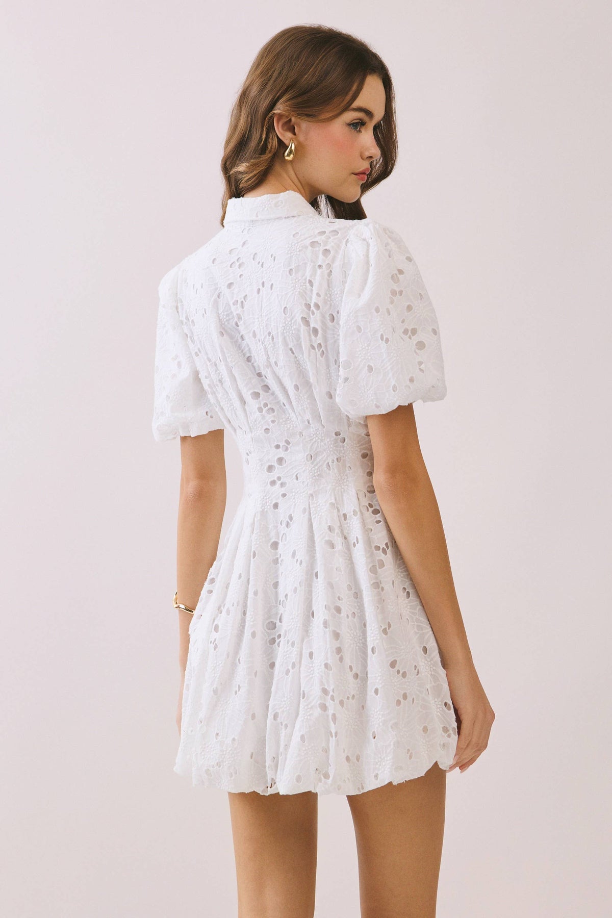 White Eyelet Dress