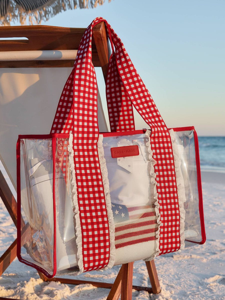 Case-Mate Cherry Gingham Jelly Tote Bag