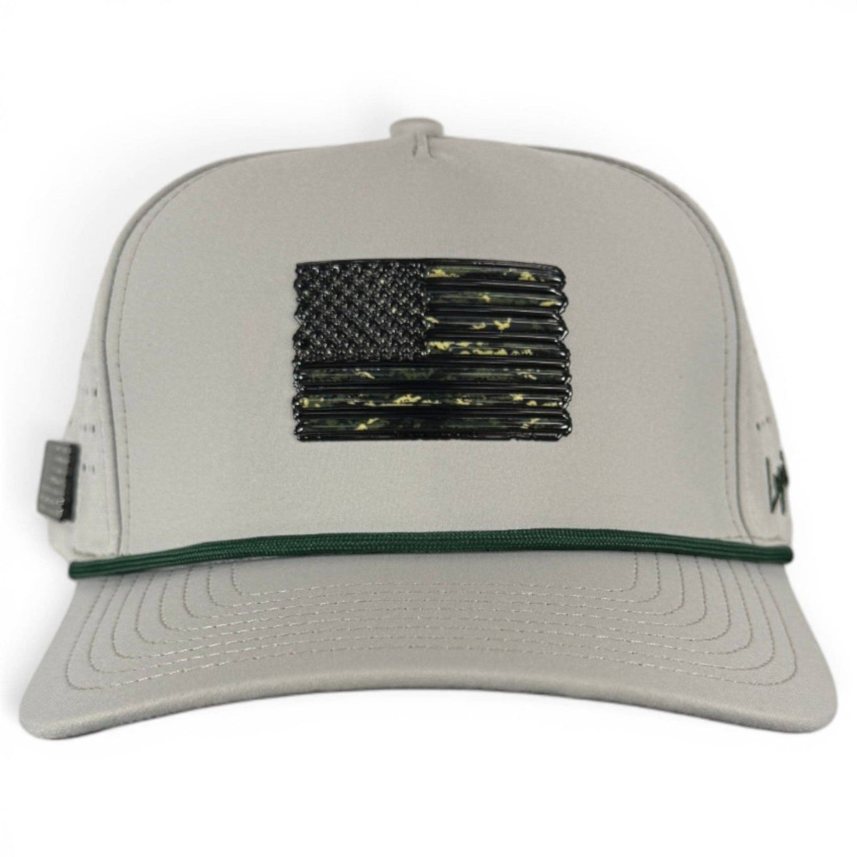 American Flag Performance Golf Hat| Built-in Magnetic Ball Marker