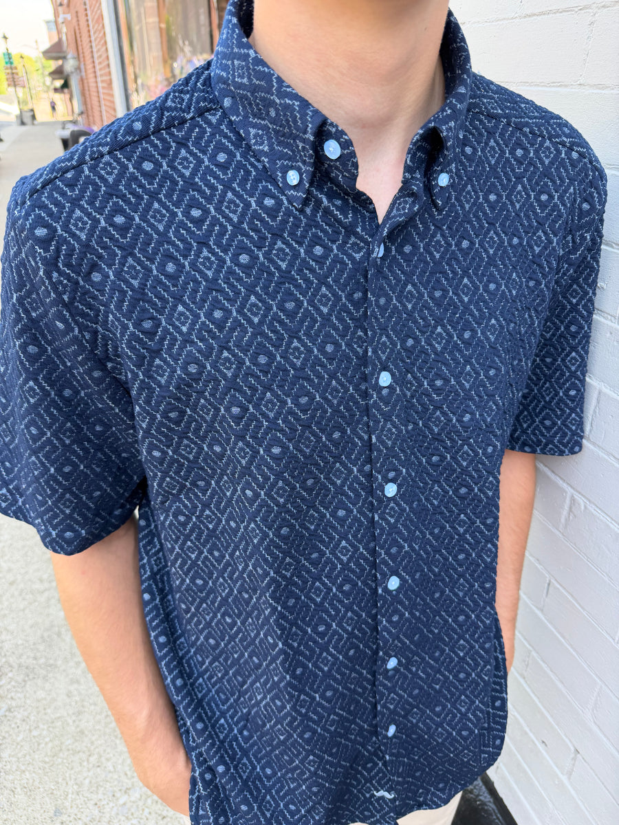 Multi Knit Short Sleeve Shirt