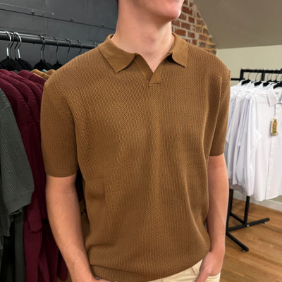 Textured Polo Shirt