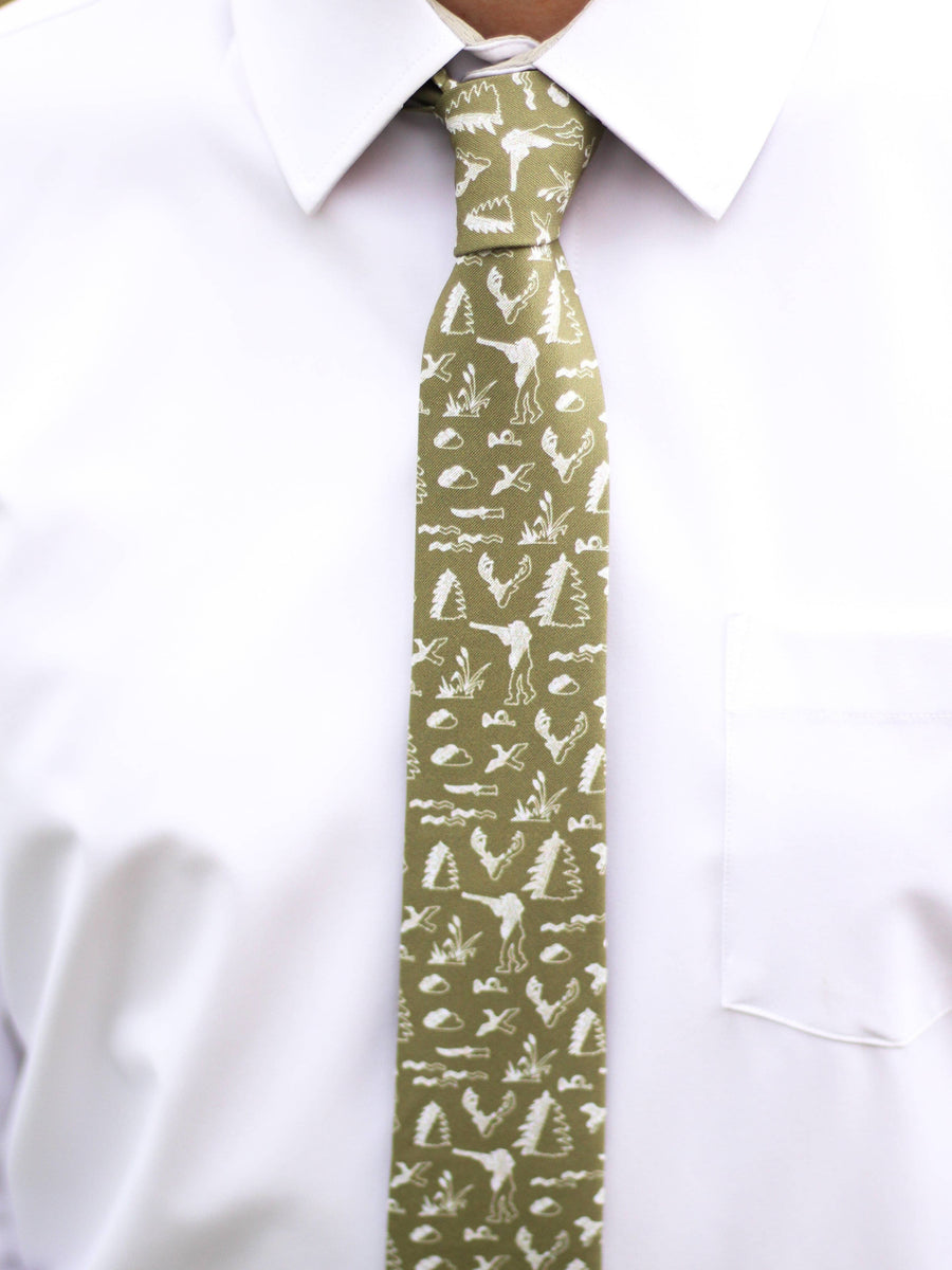 Hunting Moss Green Tie