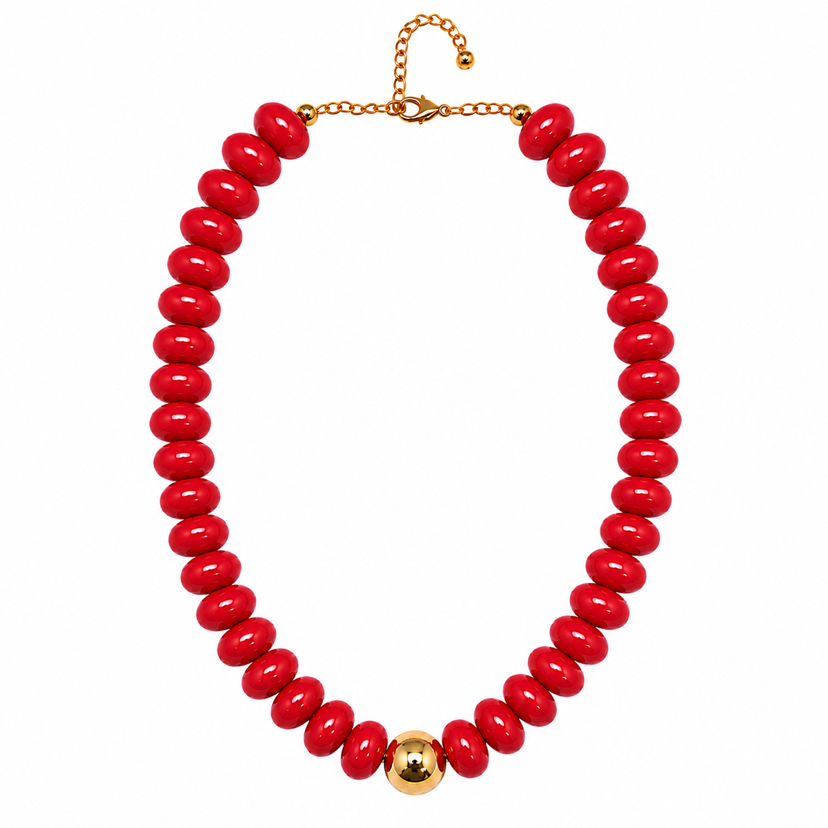 Game Day Statement Beaded Necklace