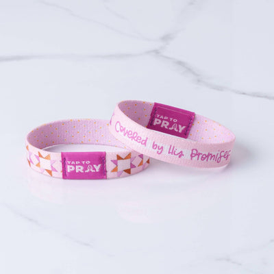 Tap To Pray Wristband – Covered by His Promises