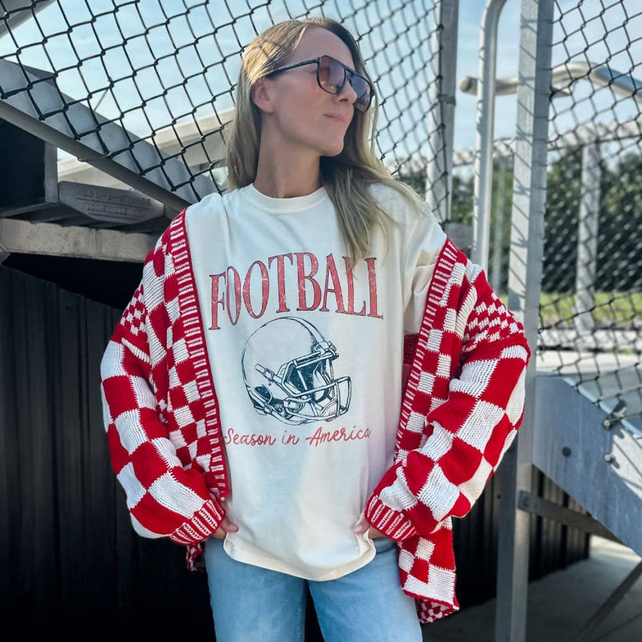 Football: America's Favorite Season Graphic Tee