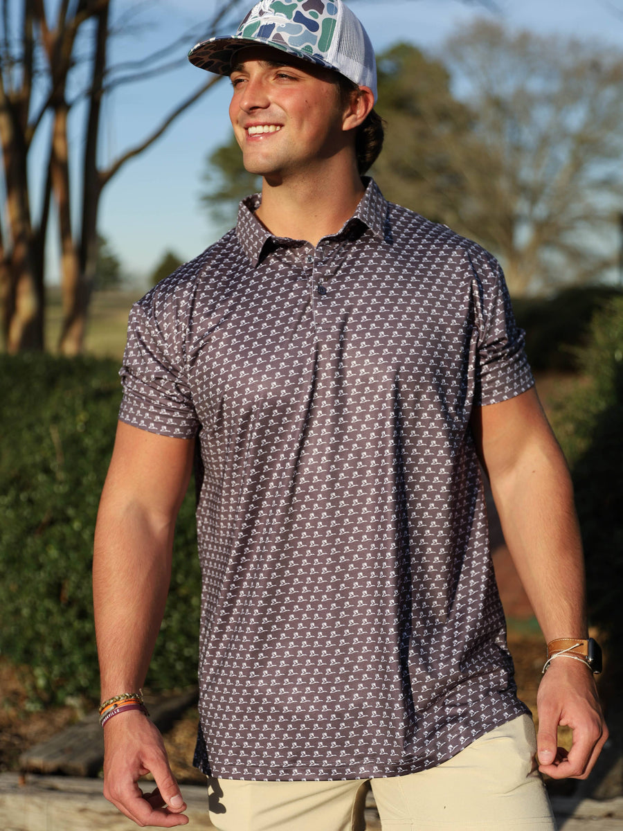 Knotted Pine Waterfowl Performance Polo
