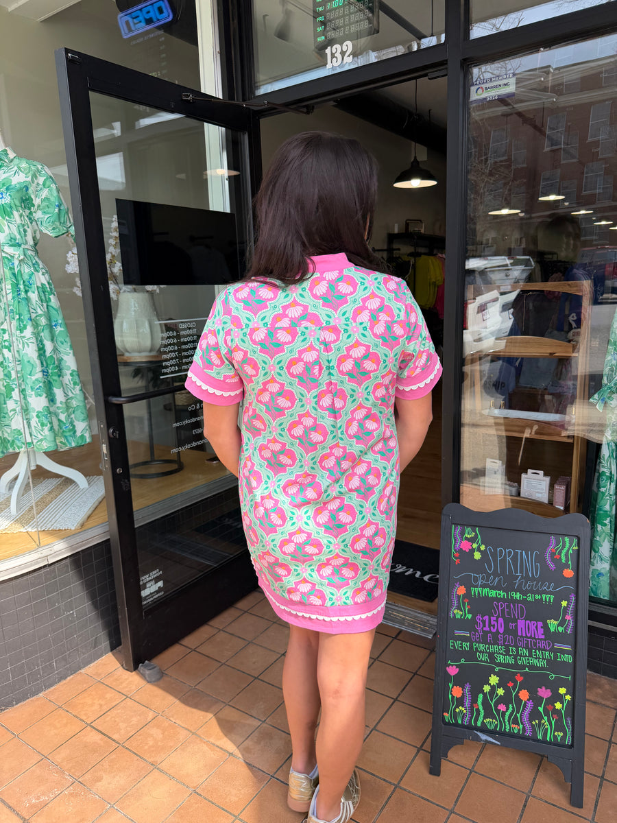 Floral Shift Dress
