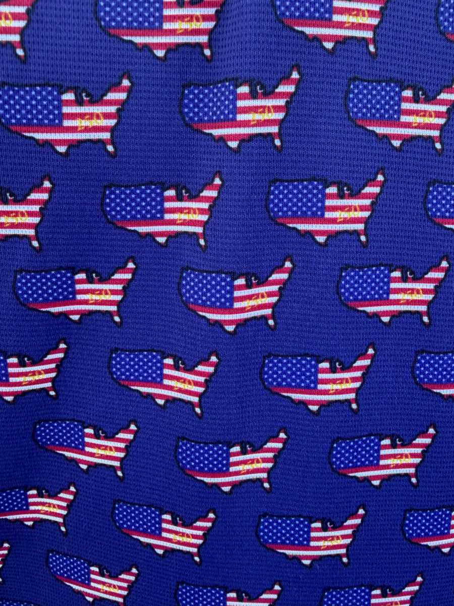 Patriotic USA Performance Polo Shirt