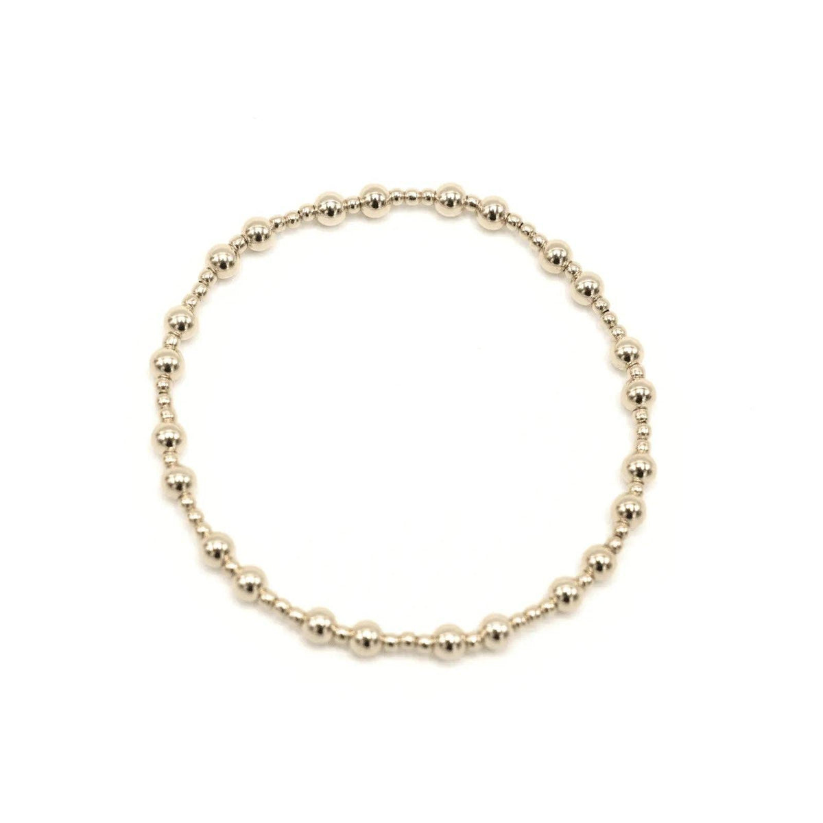 The Charleston 14K Gold Filled Classic Beaded Stretch Bracelet