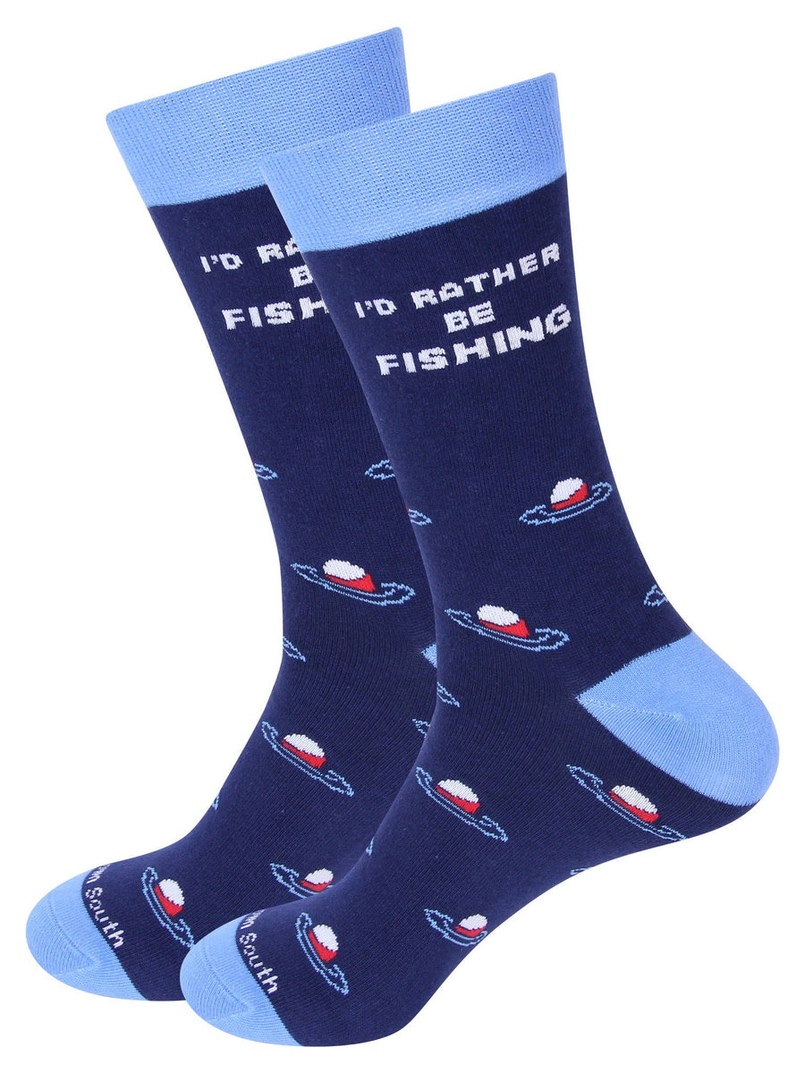 I'd Rather Be Fishing Socks