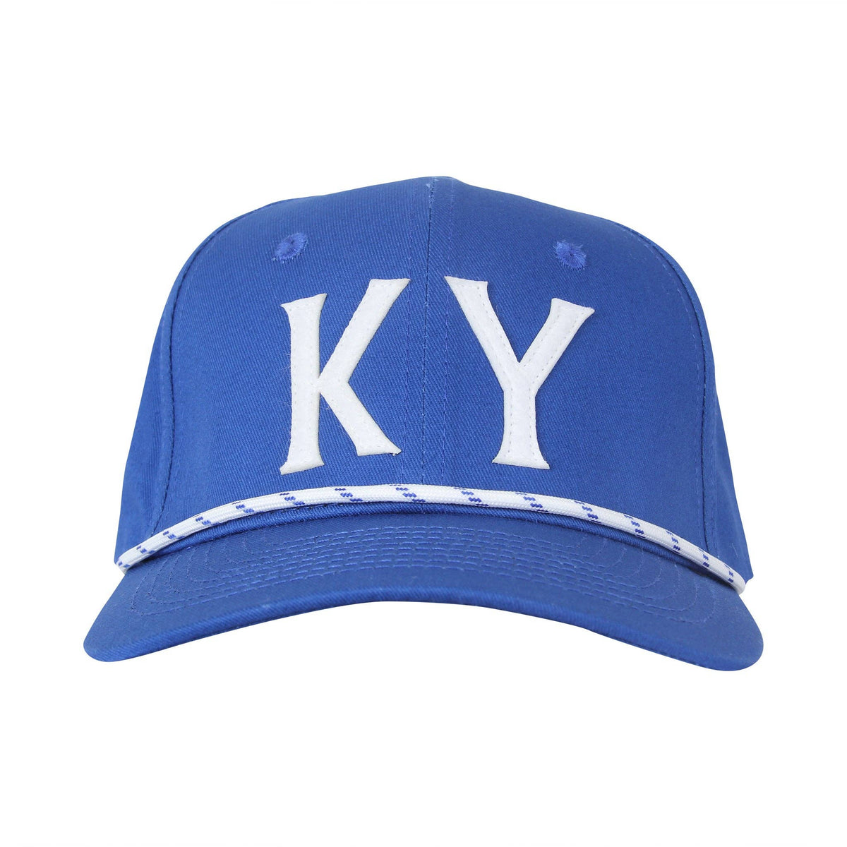 Kentucky KY Rope Hat – Royal Blue & White