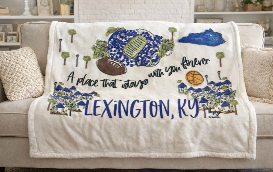 Lexington Saturdays Game Day Fleece Blanket