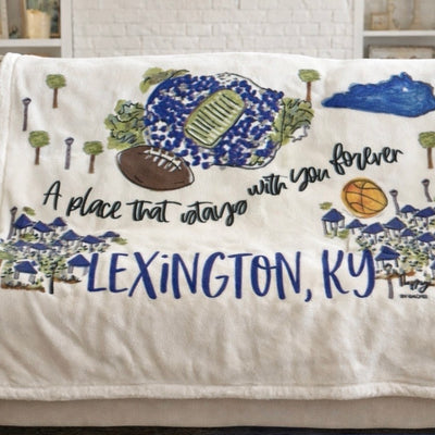 Lexington Saturdays Game Day Fleece Blanket