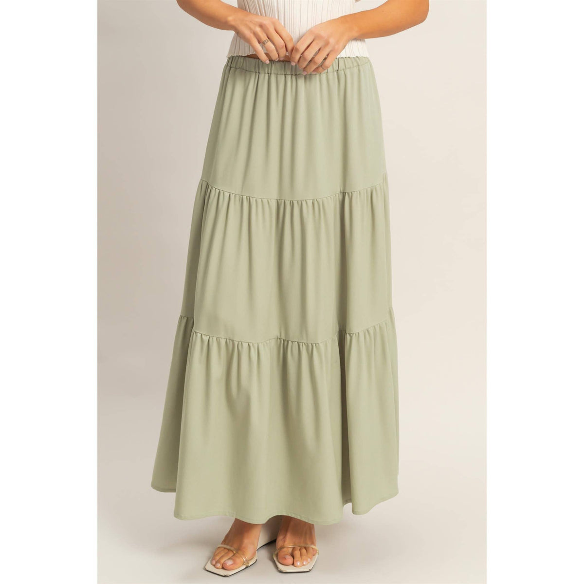 Flowing maxi skirt