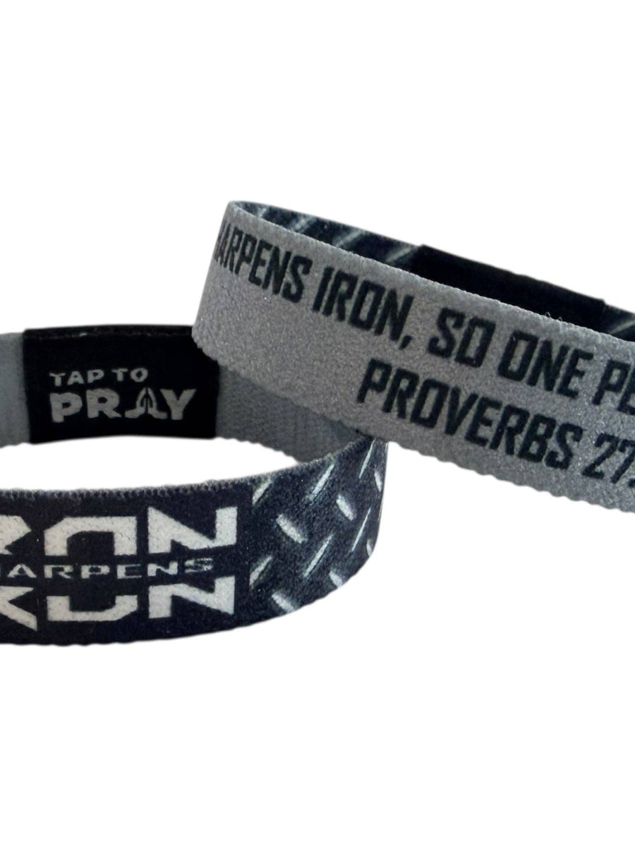 Tap To Pray® Wristband – Iron Sharpens Iron
