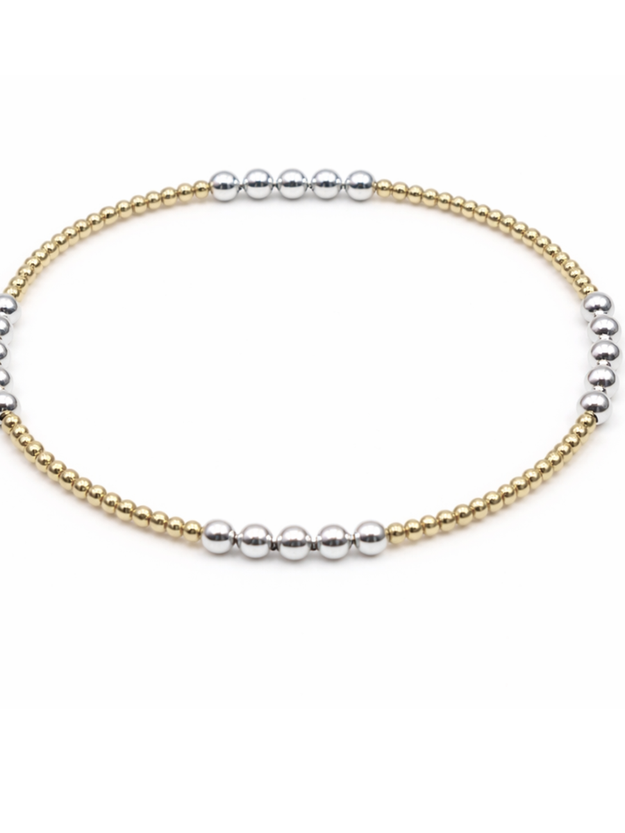 Sterling Beaded Bracelet