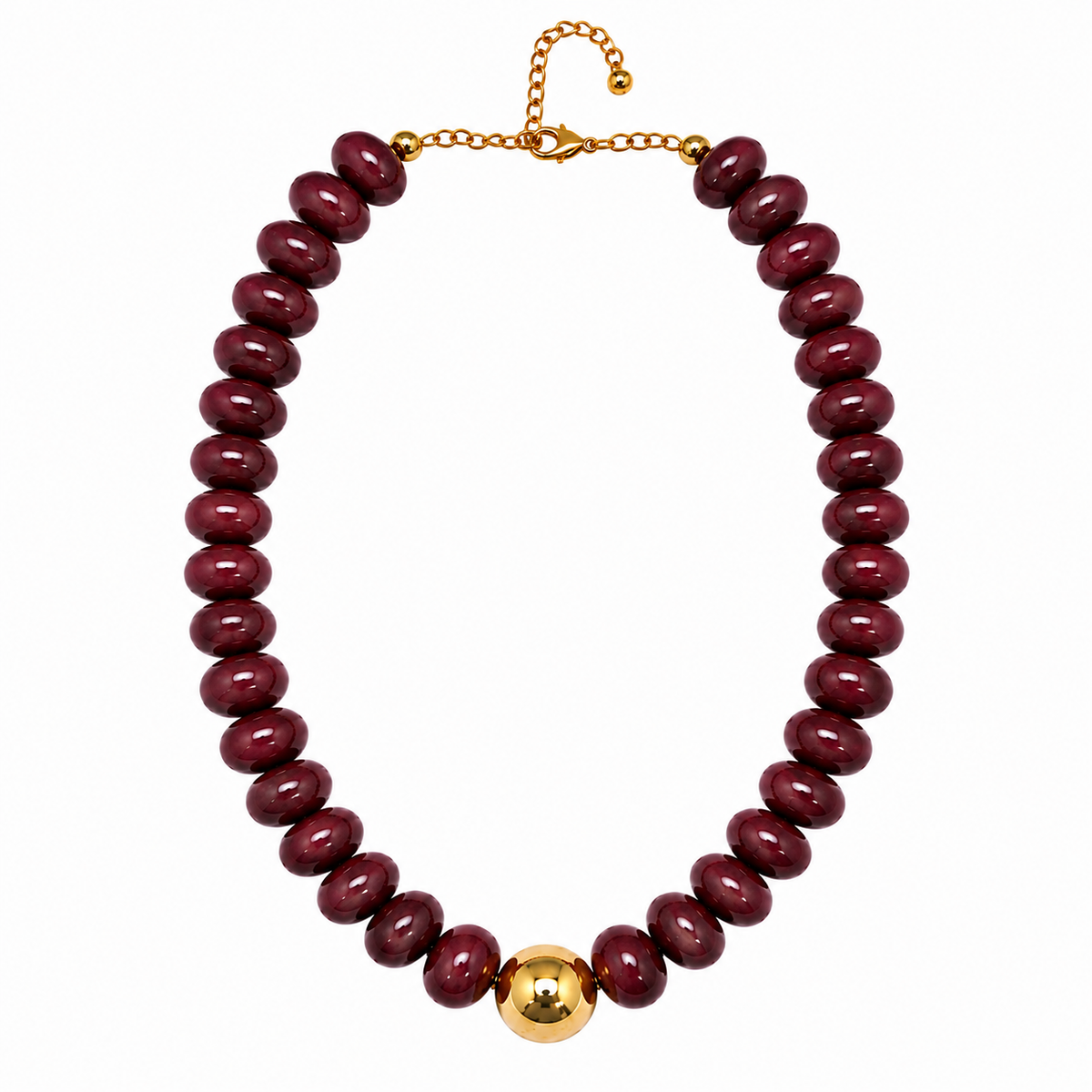 Game Day Statement Beaded Necklace