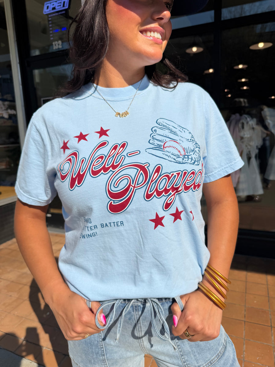 Well-Played Baseball Tee