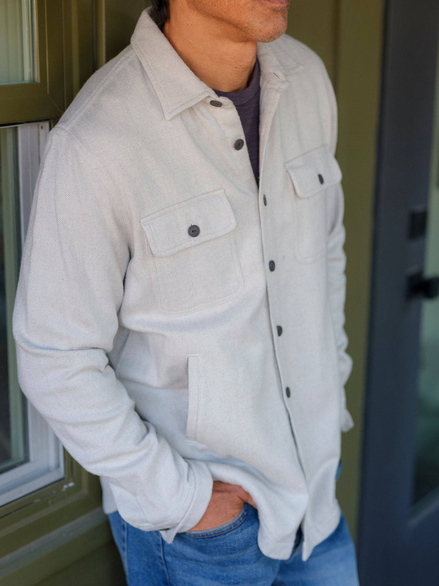 Flannel Twill Shirt Jacket