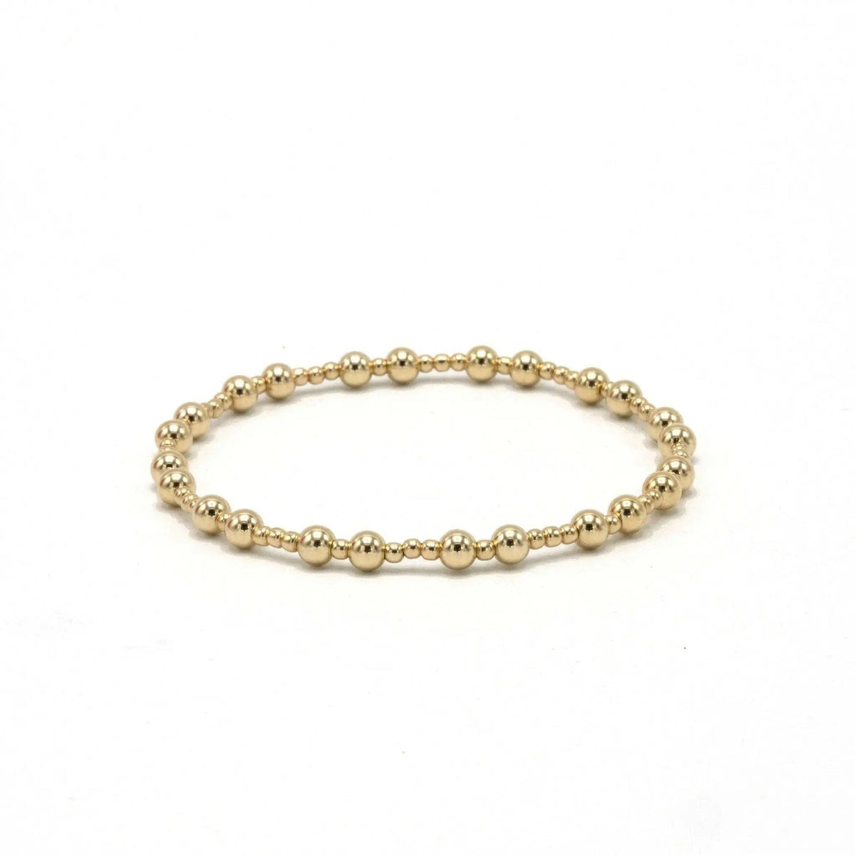 The Charleston 14K Gold Filled Classic Beaded Stretch Bracelet