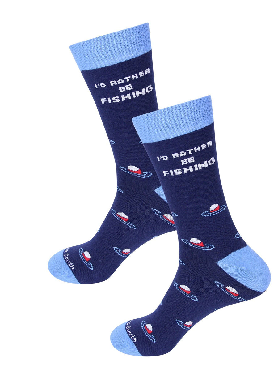 I'd Rather Be Fishing Socks
