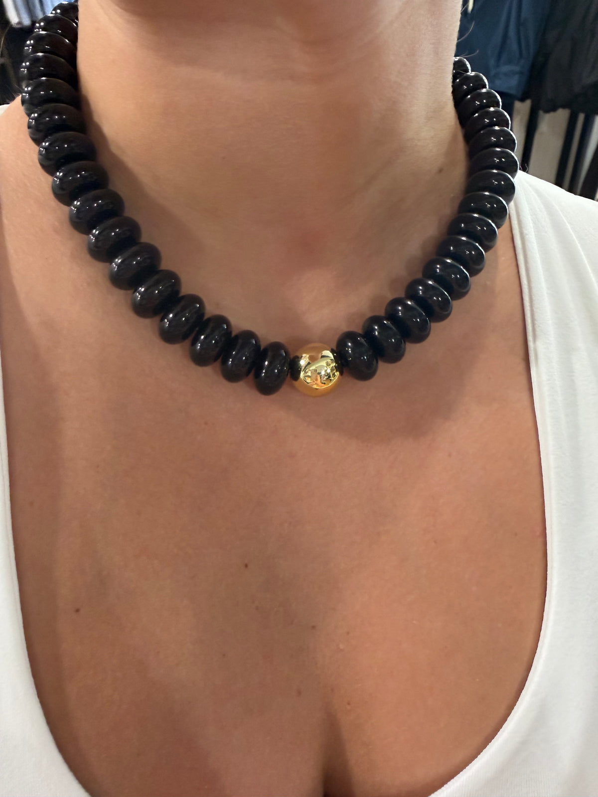 Game Day Statement Beaded Necklace