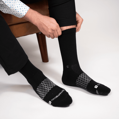 Tough Apparel Performance Dress Socks – Black