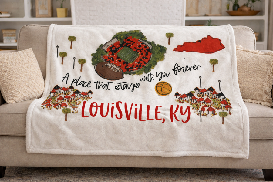 Louisville Saturdays Game Day Fleece Blanket