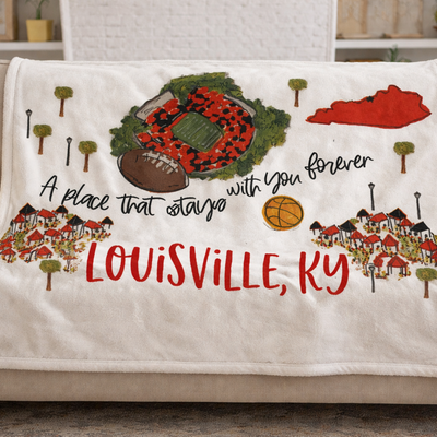 Louisville Saturdays Game Day Fleece Blanket