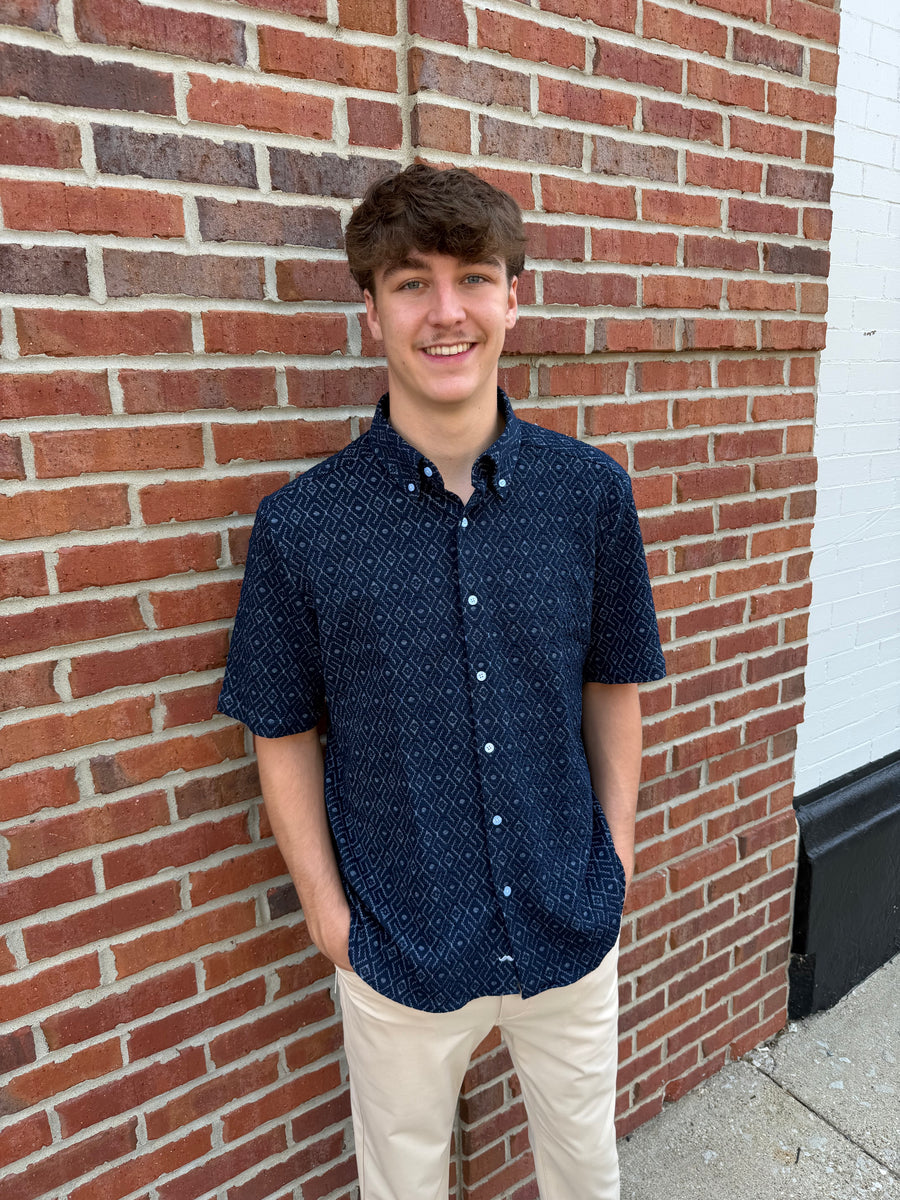 Multi Knit Short Sleeve Shirt