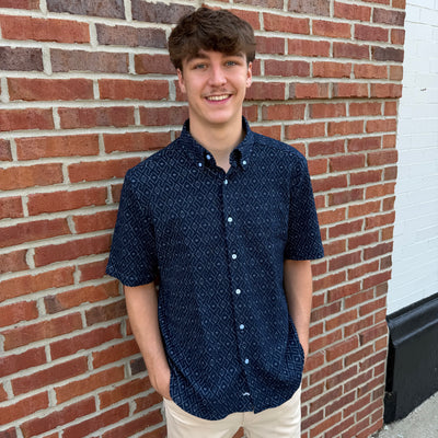 Multi Knit Short Sleeve Shirt