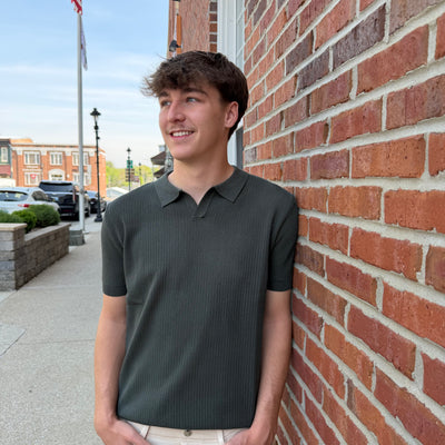Textured Polo Shirt