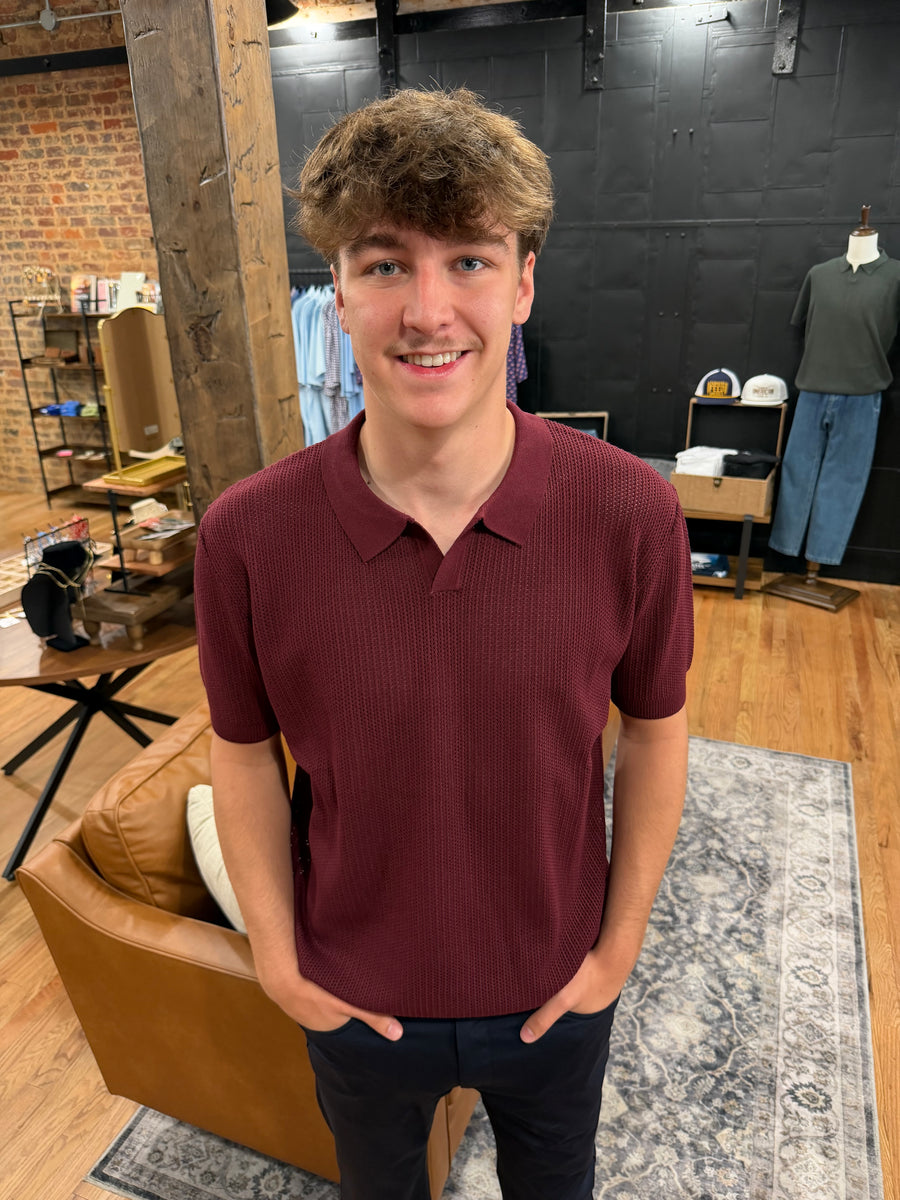 Textured Polo Shirt