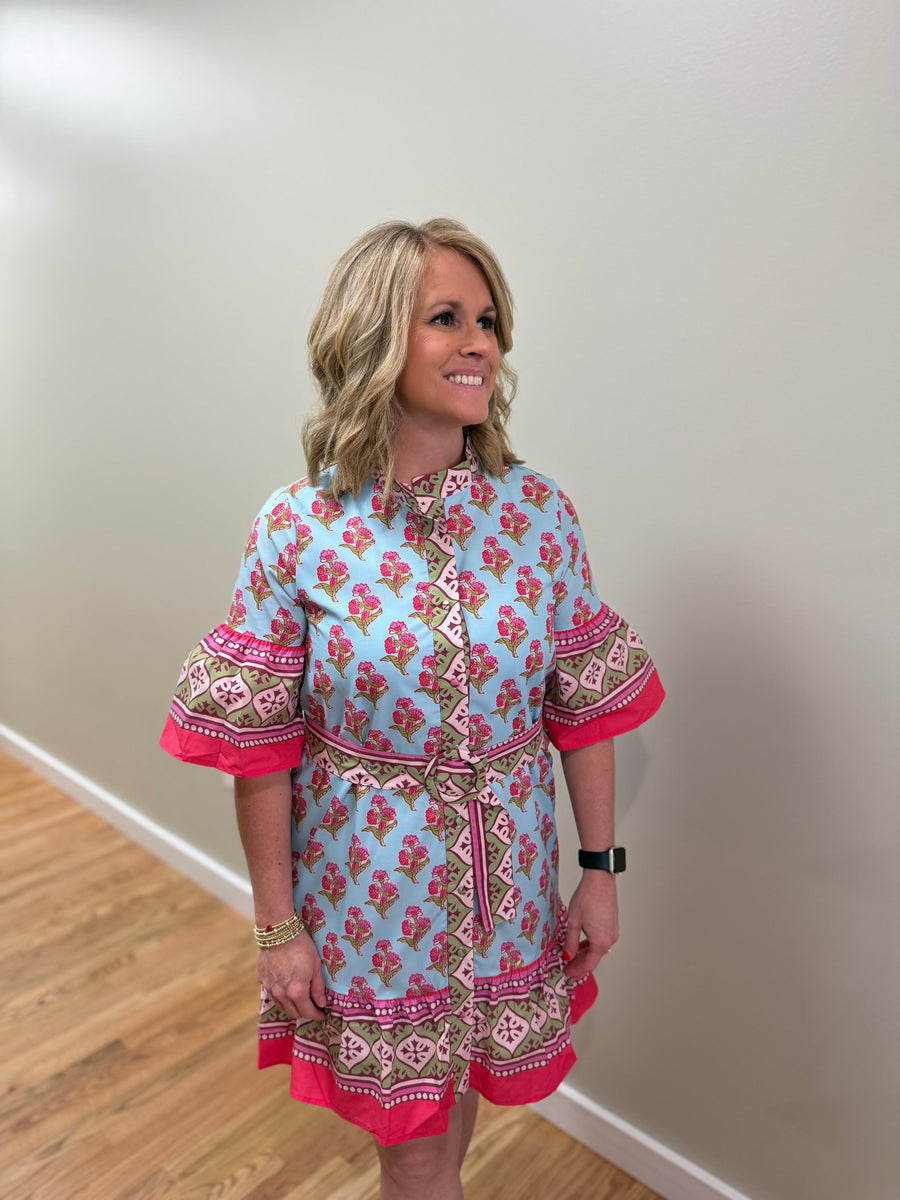 Belted Mini Dress