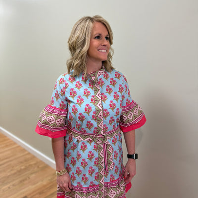 Belted Mini Dress