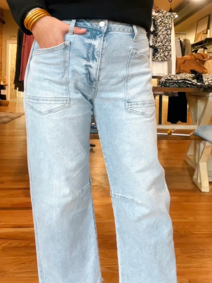 Super High Rise Barrell Jeans