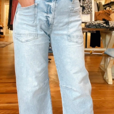 Super High Rise Barrell Jeans