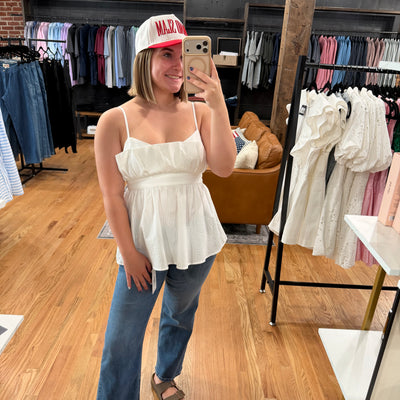 Sleeveless Pellum Top