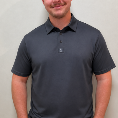 Solid Charcoal - Polo