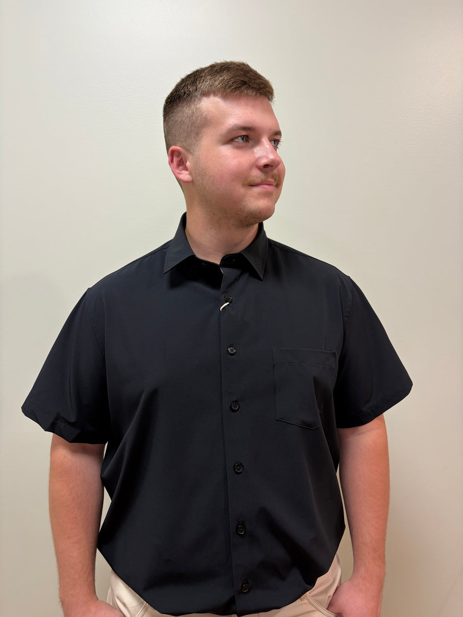 Black Hustle Short Sleeve Shirt