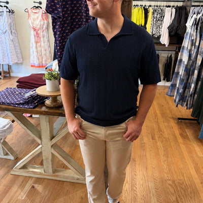 Resort Jacquard Polo